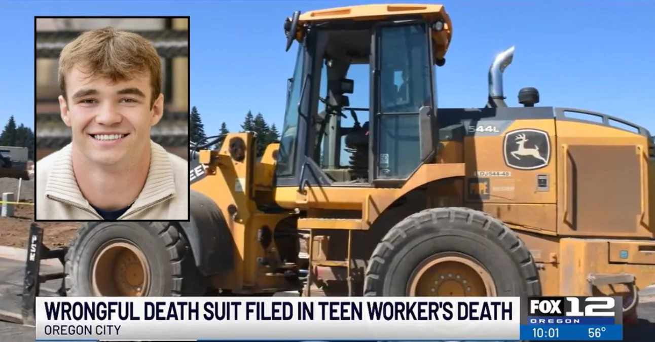 Teen crushed to death by wheel loader while he was clearing debris from a hole: Lawsuit