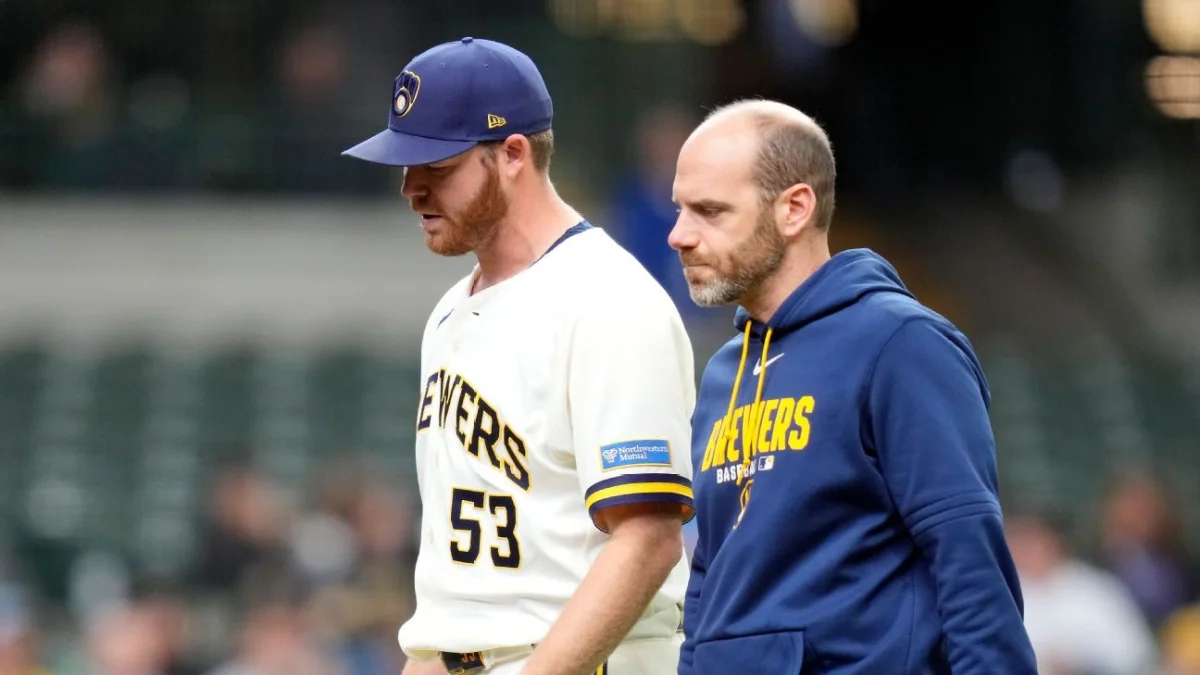 Brewers' Brandon Woodruff leaves start early velocity drop