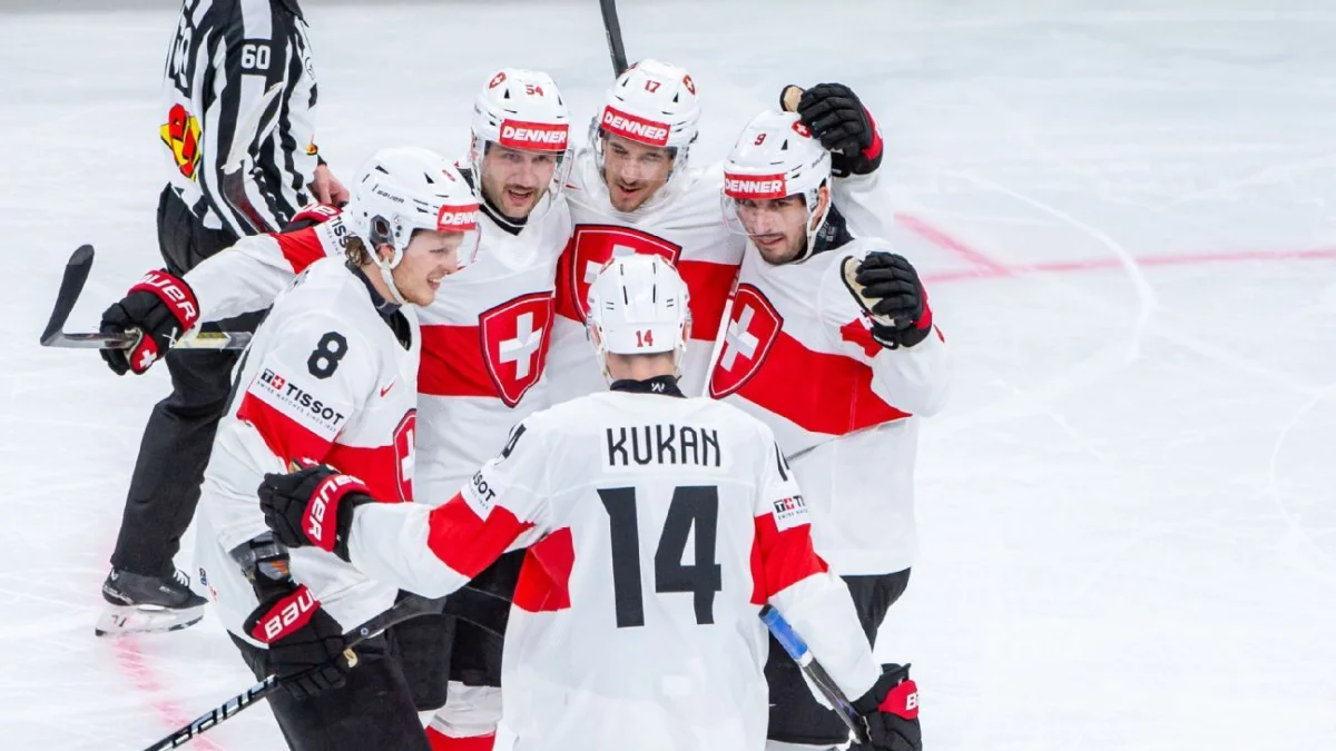 Swiss Upset Reigning Champions in Thrilling Hockey Worlds Opener