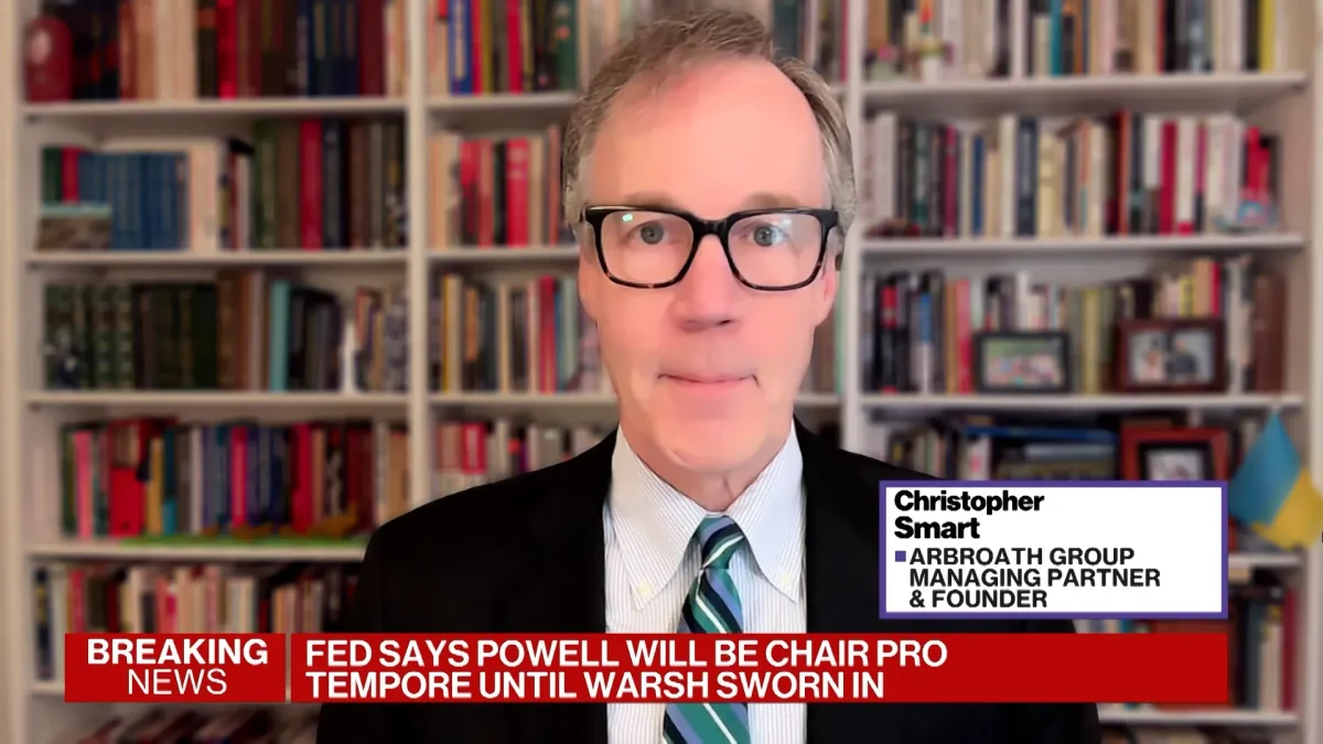 Watch Warsh Can't Push Cuts 'At This Stage:' Christopher Smart - Bloomberg
