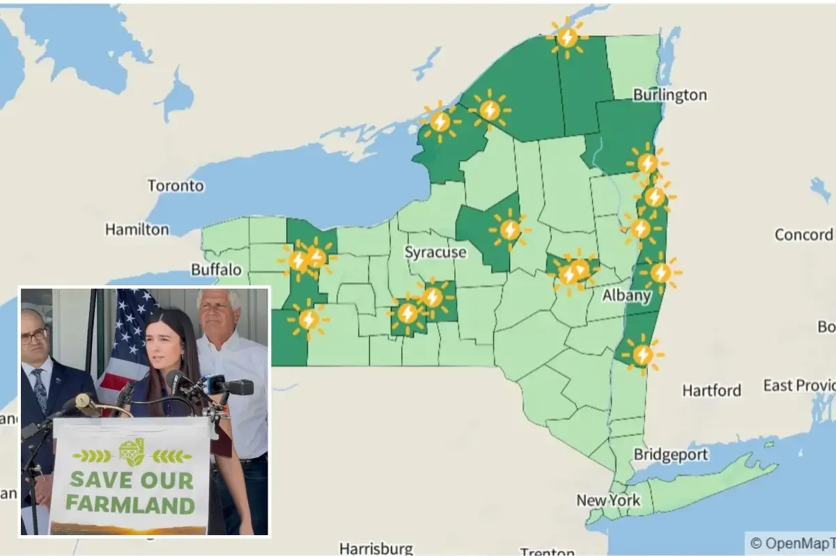 New York's Solar Farm Expansion Sparks Controversy in Rural Areas
